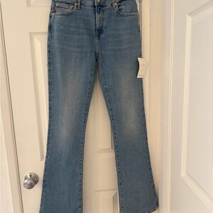 7 For All Mankind Bootcut Jeans Size 29 Slim Illusion Intro Light Blue NWT
